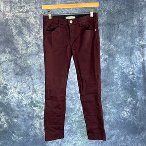 Wit & Wisdom Straight Leg Burgundy Pants Sz 4P